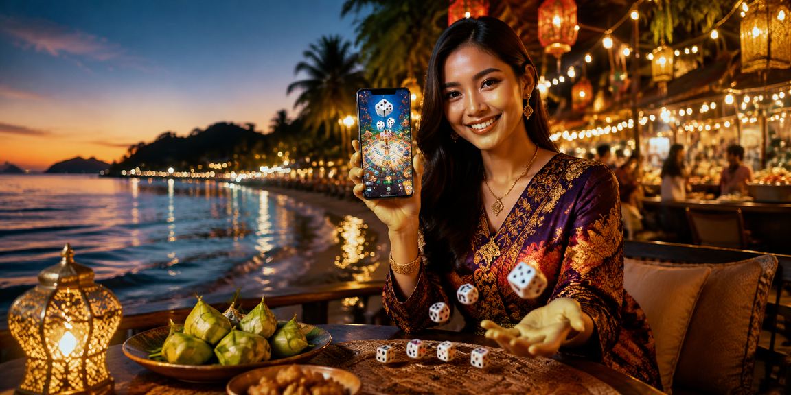 Permainan dadu bercorak batik di Langkawi melambangkan cabutan loteri fl5